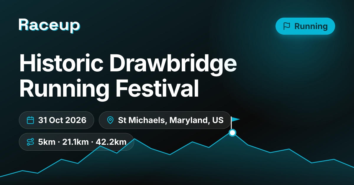 Historic Drawbridge Running Festival 2026 in St Michaels