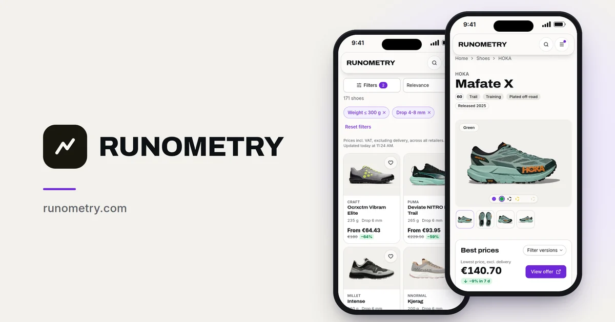 Comparador de zapatillas running: probamos Runometry